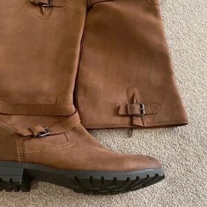 Hotter Brown Combat Boots
